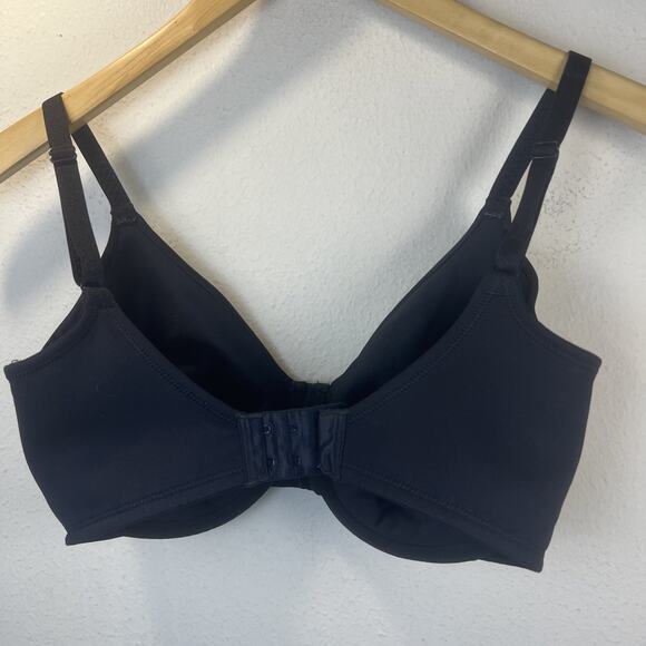 Vanity Fair 32 F Beauty back minimizer black bra size 32DDD Black 76080 - Picture 3 of 9